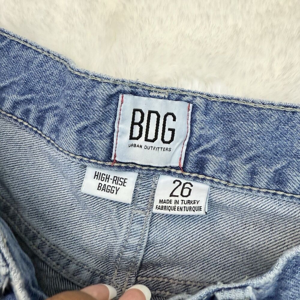 BDG Urban Outfitters High-Rise Baggy Jeans 26 - Picture 13 of 16